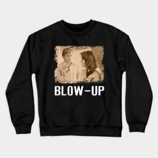Antonioni's Vision BlowUp Movie Shirt Evoking the Timeless Aesthetic and Plot Twists of the Sixties Classic Crewneck Sweatshirt